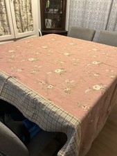 Heavy Cotton Floral Tablecloth 60 x 90