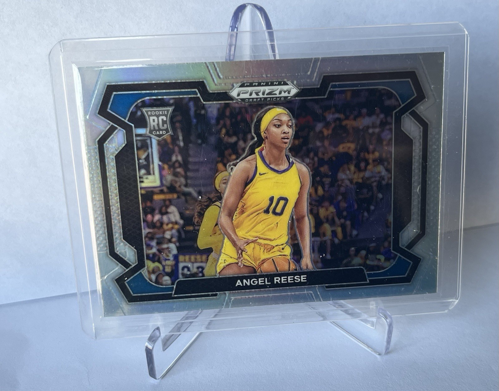 Angel Reese 2024 Prizm Draft Picks Silver Prizm Variation #38 RC