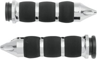Spike Griffe Chrom Avon Grips Harley-Davidson Dyna Softail Touring Air-90-Ch