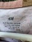 H&M cotton jersey dusty pink playful reindeer print. Size 3-4 — photo 3