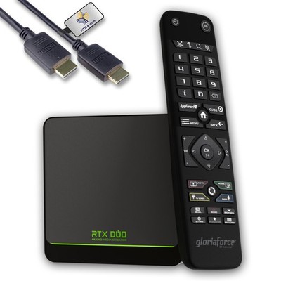  GloriaForce RTX Duo 4K Android 11 Box 4GB RAM, 64GB ROM, BT Fernbedienung HDMI 