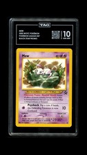 2002 Pokemon Mew League Promo Black Star 47 Tag 10 Gem Mint Score 972 Rank 1