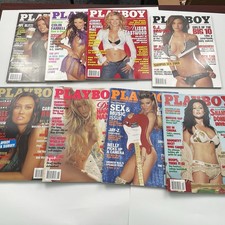 Playboy Magazine 2003 Lot of 8 Issues Tia Carrere, Carmen Electra & Daryl Hannah