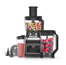 Image of Ninja 3-in-1 Food Processor & Blender | 5 Automatic Programs: Blend, Max Blend,