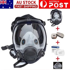 15 IN 1 Gas Mask Full Face Respirator Paint Spray Chemical Facepiece Safety 6800