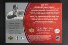 2004 SP Game Used Patch Don Mattingly Legendary Fabrics Dual Auto /25 DZ2425