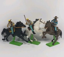 Vintage Lot of 3 Britains LTD Soldiers on Horses 1971 Figures Mounted xx6 