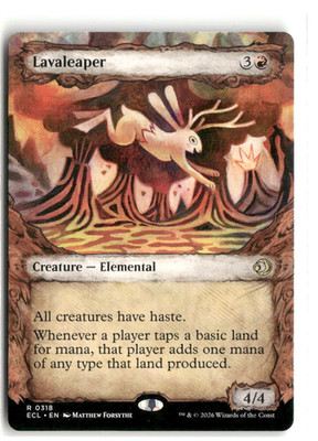 Lavaleaper Showcase Lorwyn Eclipsed MTG NM