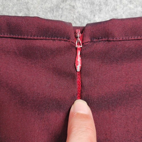 Vintage 90s Y2K Red Black Mini Skirt Suit Womens 7 Mid Length Long Jacket Career - Picture 23 of 24