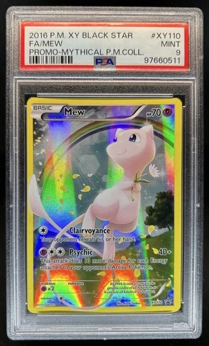 Pokemon XY Promos Mew 2016 #XY110 PSA 9