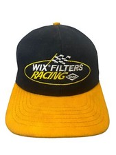 Vintage Wix Filters Racing Dana SnapBack Trucker Hat Cap USA Black NWOT