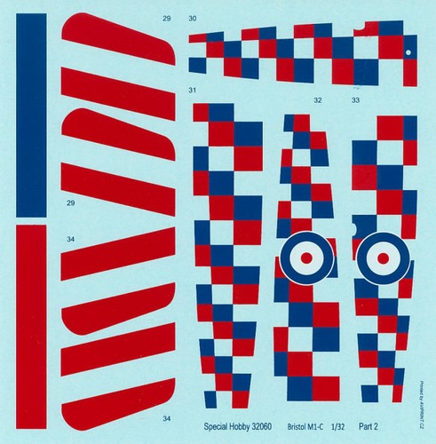 SPECIAL HOBBY 1/32 BRISTOL M.1C "Checkers & Stripes" WWI kit 32057 - Picture 9 of 11
