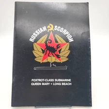 Queen Mary Russian Scorpion Foxtrot Class Submarine souvenir brochure paperback