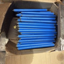 Rulli di trasporto per rulliera piccola 500 mm x 30 mm con asse a molla 8 mm