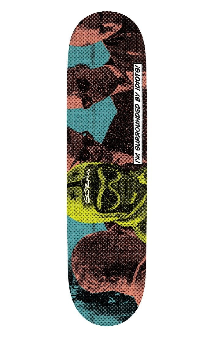 Gotcha Skateboard Deck-image