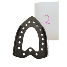 Antique Raised Ironing Iron Trivet Open Center Pierced Pattern Wall Decor