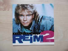 Matthias Reim autograph signed CD booklet "Matthias Reim 2"