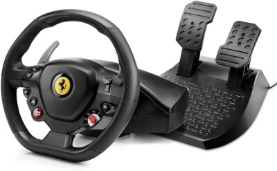 THRUSTMASTER T80 PS4 PS5 & PC ENGINE CROWN PEDALBOARD - NEW COMPLETE