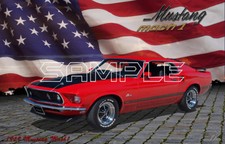 1969 Mustang Mach1 American Muscle Print