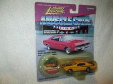 Neumáticos Johnny Lightning Buick GSX 1970 AMARILLO 1/64 RR MUSCLE CARS EE. UU. 