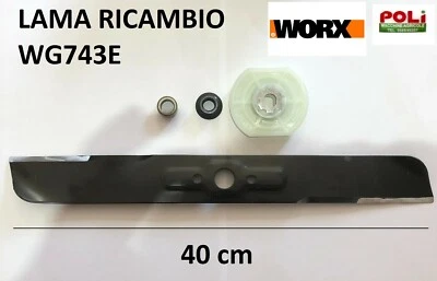 WORX WG743E RASAERBA TAGLIAERBA A BATTERIA KIT LAMA RICAMBIO ORIGINALE 40 CM