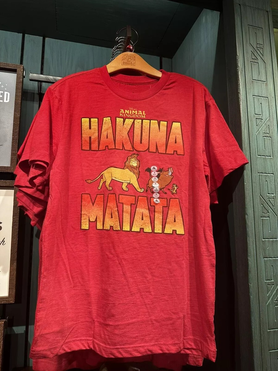Disney Parks Animal Kingdom Hakuna Matata 2024 Shirt Size L NWT