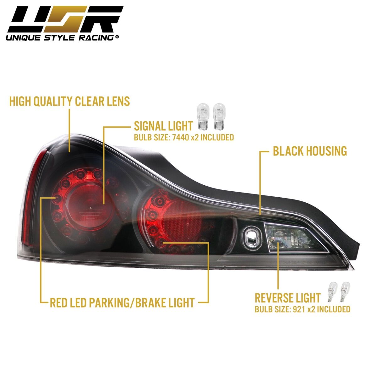 2008-2013 Infiniti G37 2D Coupe 2014-2015 Q60 DEPO JDM Black 2008-2013 Infiniti G37 2D Coupe 2014-2015 Q60 DEPO JDM Black