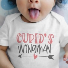 NB-24 M Size Valentine Love Baby Boy Girl Bodysuit Shirt Baby Shower Kids Shirt