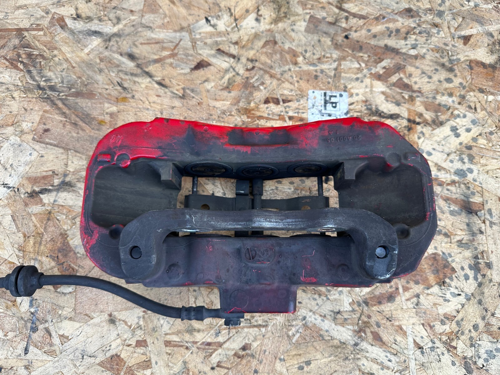 FRONT LEFT BREMBO BRAKE CALIPER ASSEMBLY OEM 08-19 MASERATI GRANTURISMO S M145