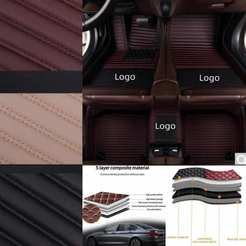 For Porsche All Models Car Floor Mats Waterproof Custom Auto Pu Leather Carpets - Picture 9 of 33