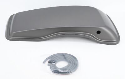 Lh Saddlebag Cover Kit (Gray) Part Number - 90201055Efc For Harley-Davidson