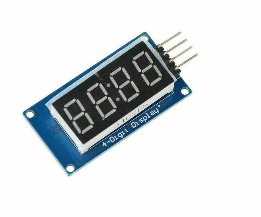4 Bits Digital Tube LED Display Module with Clock Display TM1637 for Arduino DIY - Image 2 of 4