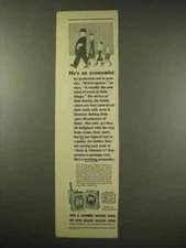 1949 Arm & Hammer, Cow Brand Baking Soda Ad - Economist