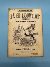 Chrysler Service Reference Book Vol 1 No 11 Fuel Economy Through Planned Driving