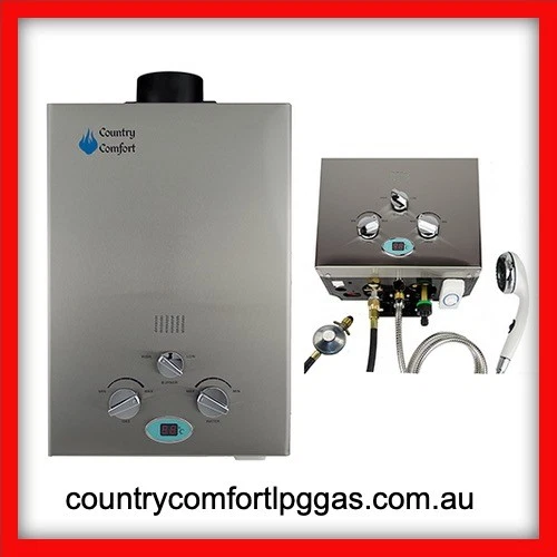 COUNTRY COMFORT LPG GAS HOT WATER HEATER PORTABLE UNIT CAMPING, 4WD,  FISHING, | eBay