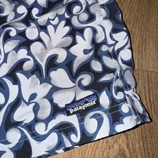 Vtg Patagonia Baggies Shorts All Over Print Swim trunks 90s Y2K Womens Medium