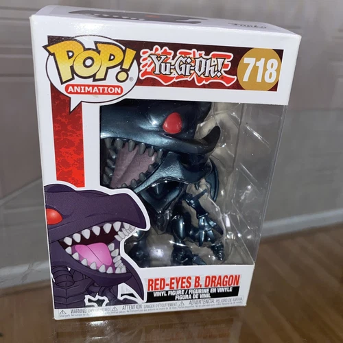Funko Pop! Vinyl: Yu-Gi-Oh! - Red-Eyes Black Dragon #718 W/PROTECTOR!