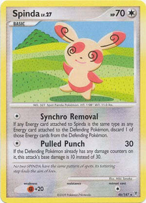 Pokemon Supreme Victors Rare Card - Spinda 46/147