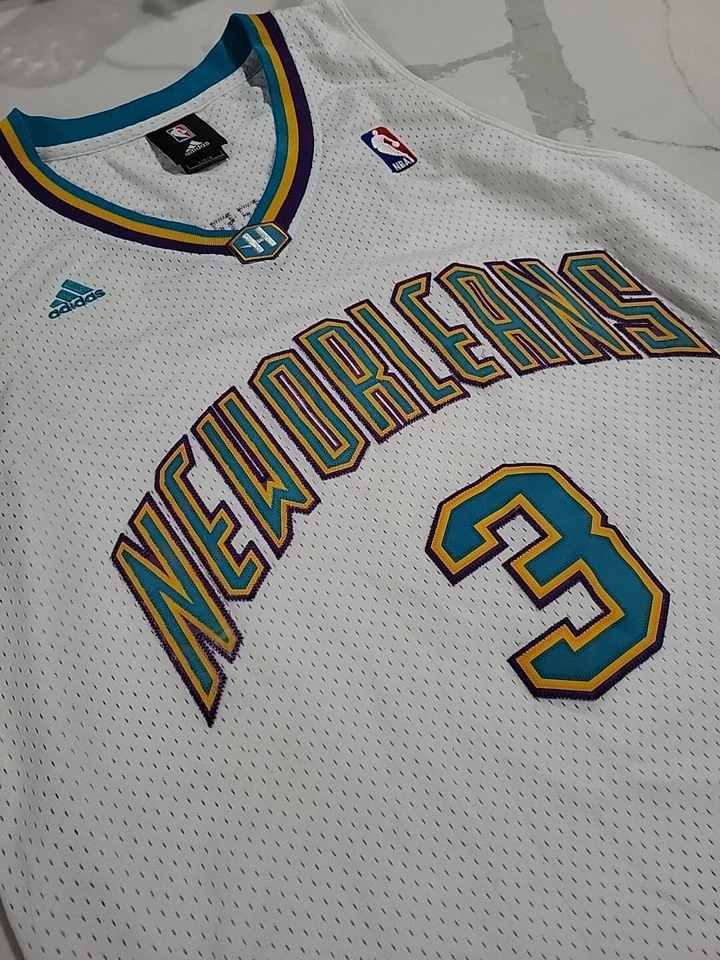 Vintage Adidas New Orleans Hornets sewn  Jersey Size Adult Large - Image 3 of 4