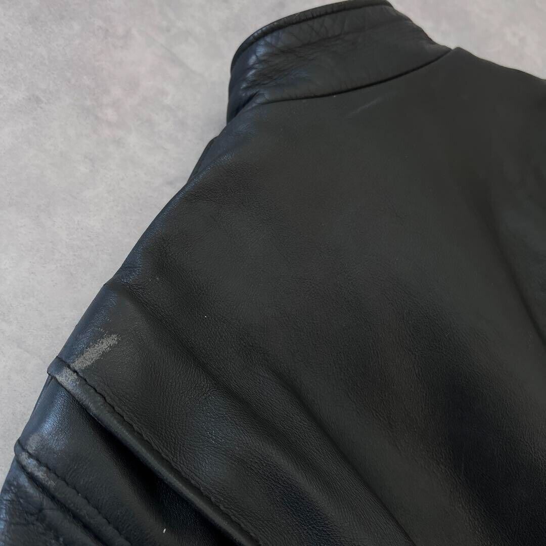 Schott 641 Leather Single Riders Jacket Men Size 36 Black | eBay Schott 641 Leather Single Riders Jacket Men Size 36 Black | eBay