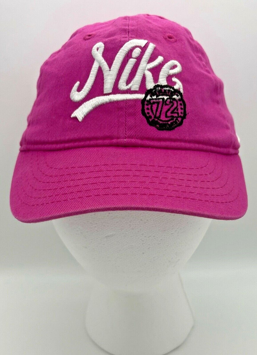Nike Swoosh Pink Girls Embroidered Adjustable Baseball Hat  display picture 1