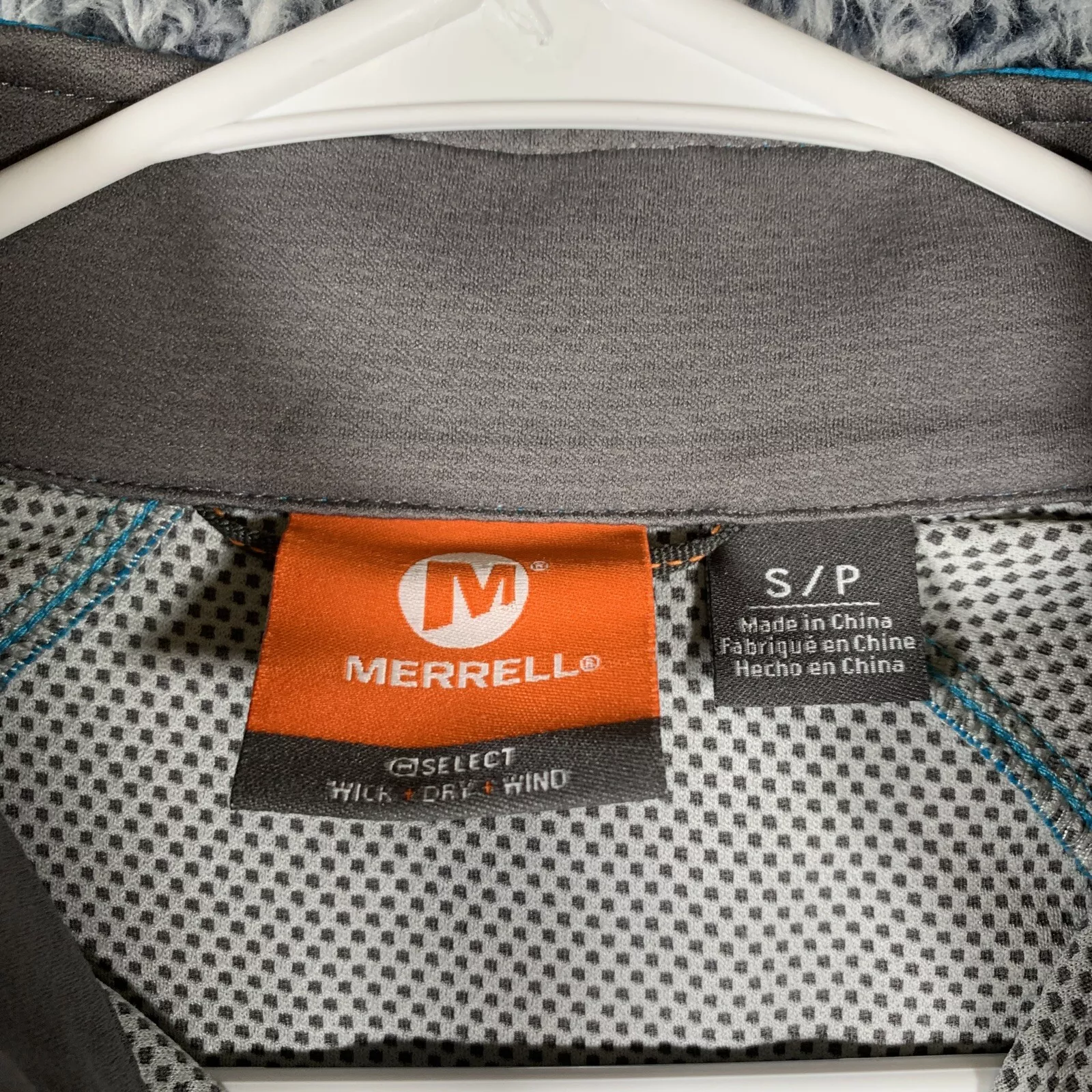 merrell full zip long sleeve soft shell jacket