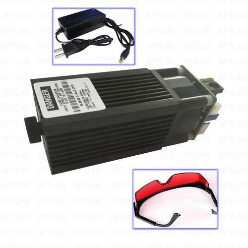 Focusable High Power 450nm 3.5W 3500mW Blue Laser Module TTL Carving / Burning - 第 1/10 張圖片