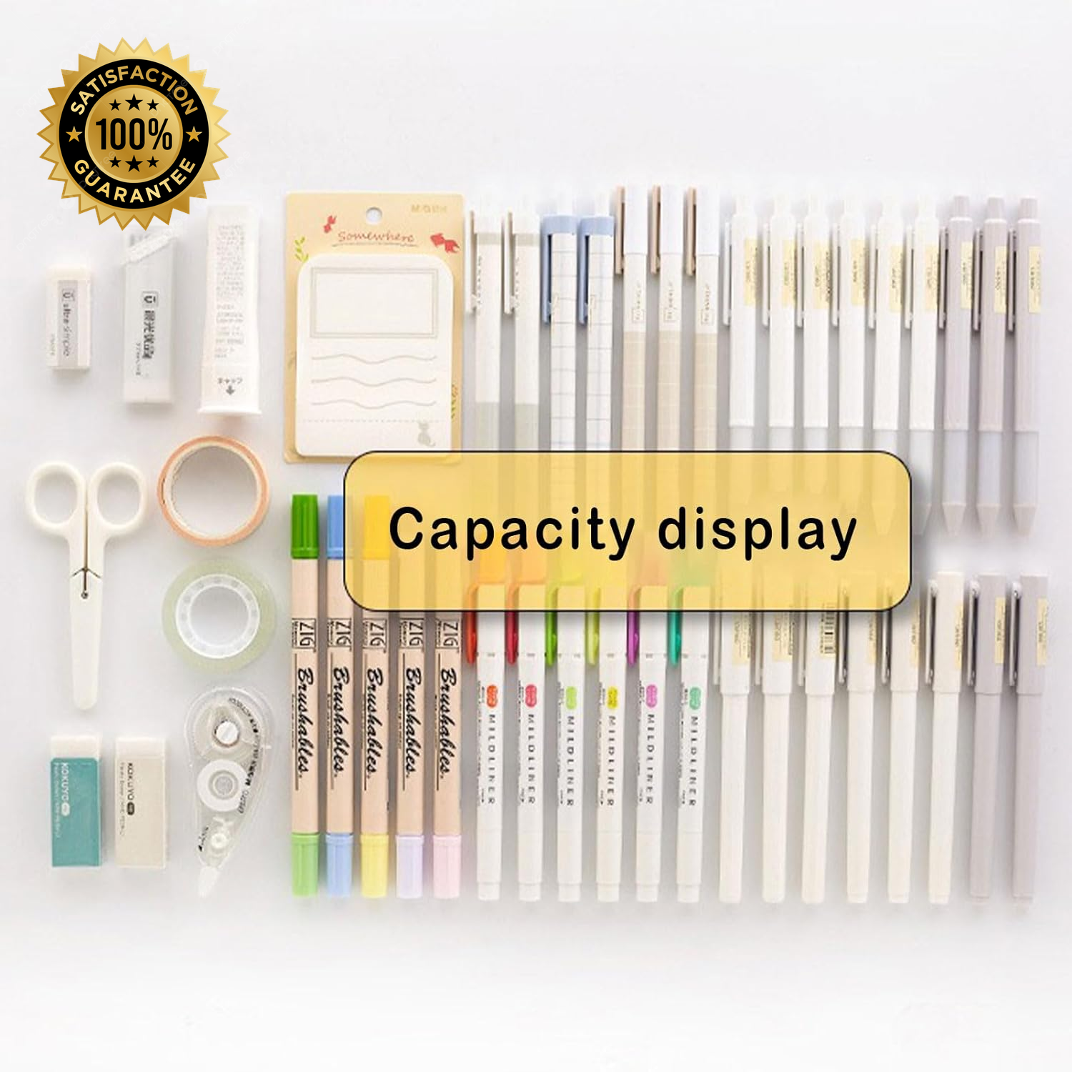 Large Pencil Case Big Capacity Pencil Bag Portable Pencil Case School