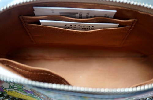 Coach CR365 NOLITA 19 Stampa floreale nuova con etichette conv. Borsa a tracolla AVORIO MULTI - Foto 18 di 21