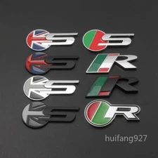 Metal Car 3D Rear Trunk Badge Fender Body Emblem Decal R S XEL XFL XJL Sticker