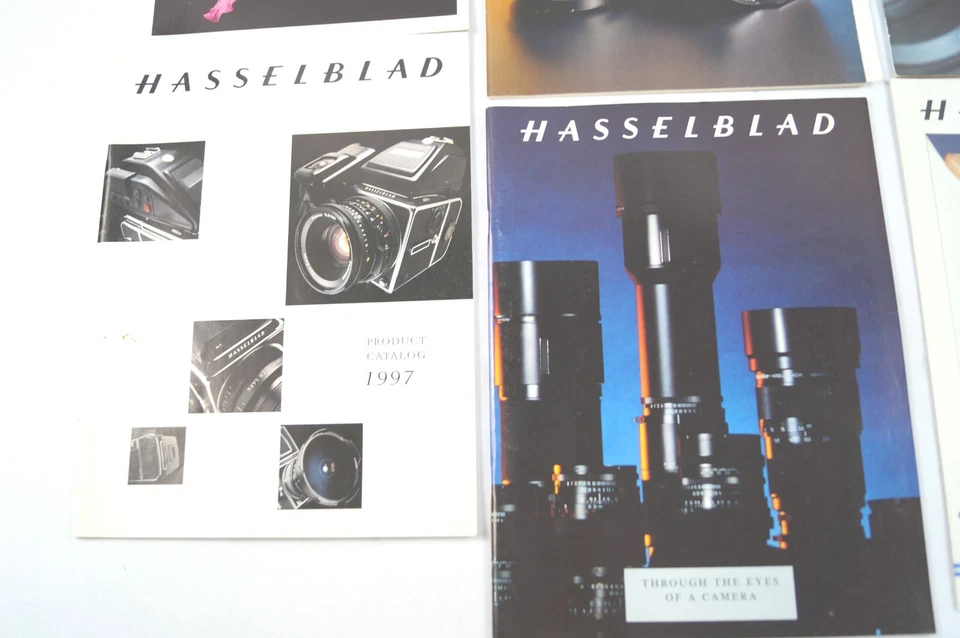 LOTE (7) Folletos Folletos Hasselblad Modelos 500CM Cindy Crawford Años 90 De Colección C241 Foto 4 de 4