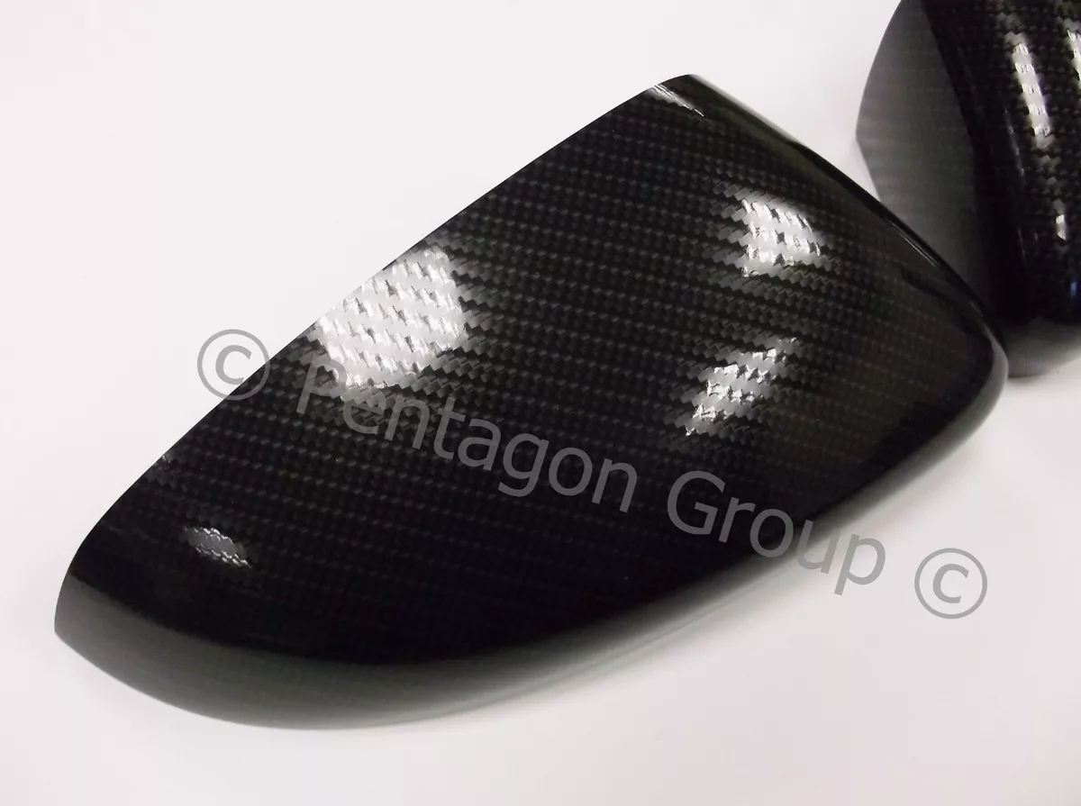 New Genuine Vauxhall Adam Carbon Fibre Fiber Mirror Cover Caps Set 13392144 GM