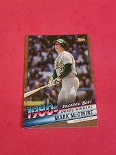 2020 Mark McGwire /50 GOLD Decades' Best Insert Topps #DB-40