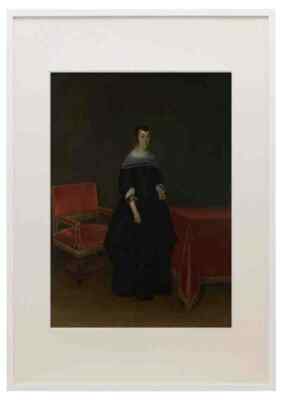 Gerard Ter Borch Portrait Of Hermanna Van Der Cruis A3 A4 Framed Print Picture